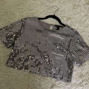 Forever 21 cropped blouse